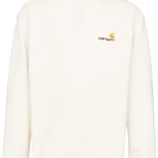 Толстовка с воротником на молнии и вышитым логотипом