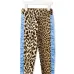 Легинсы с леопардовым принтом и лампасами