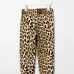 Легинсы с леопардовым принтом и лампасами