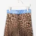 Плиссированная юбка с леопардовым принтом