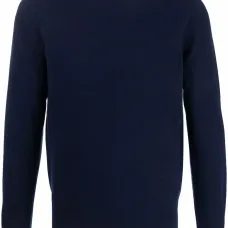 Джемпер тонкой вязки с отделкой в рубчик