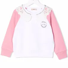 Толстовка с кружевной отделкой