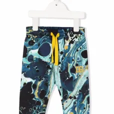 Спортивные брюки с абстрактным принтом