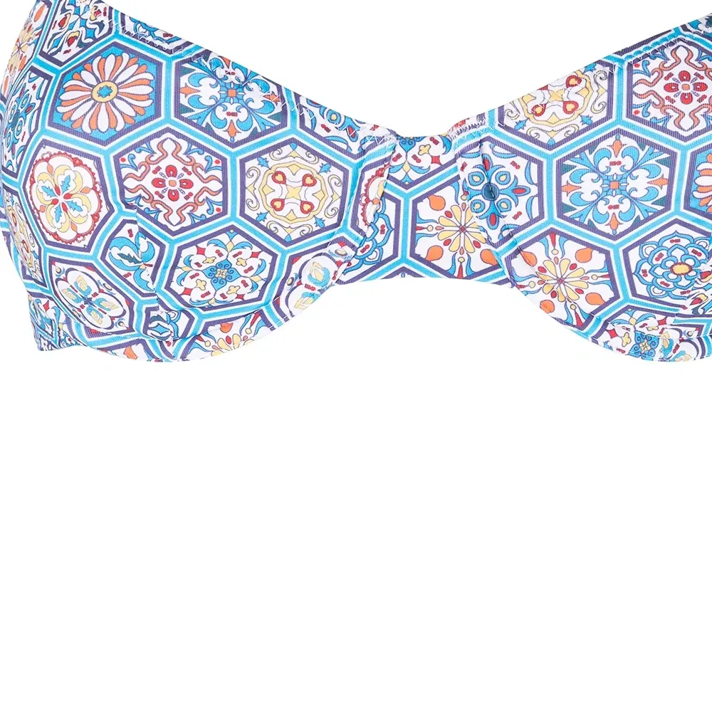 Лиф бикини Ginger с геометричным принтом