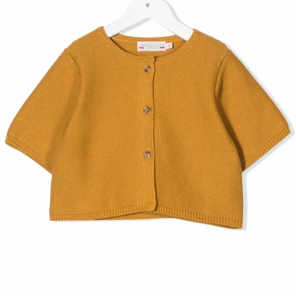 Кардиган на пуговицах с короткими рукавами