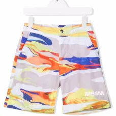 Шорты-бермуды с принтом