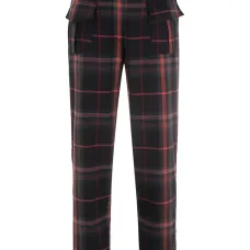Клетчатые брюки кроя слим Клетчатые брюки кроя слим
