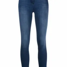 Джинсы скинни с завышенной талией