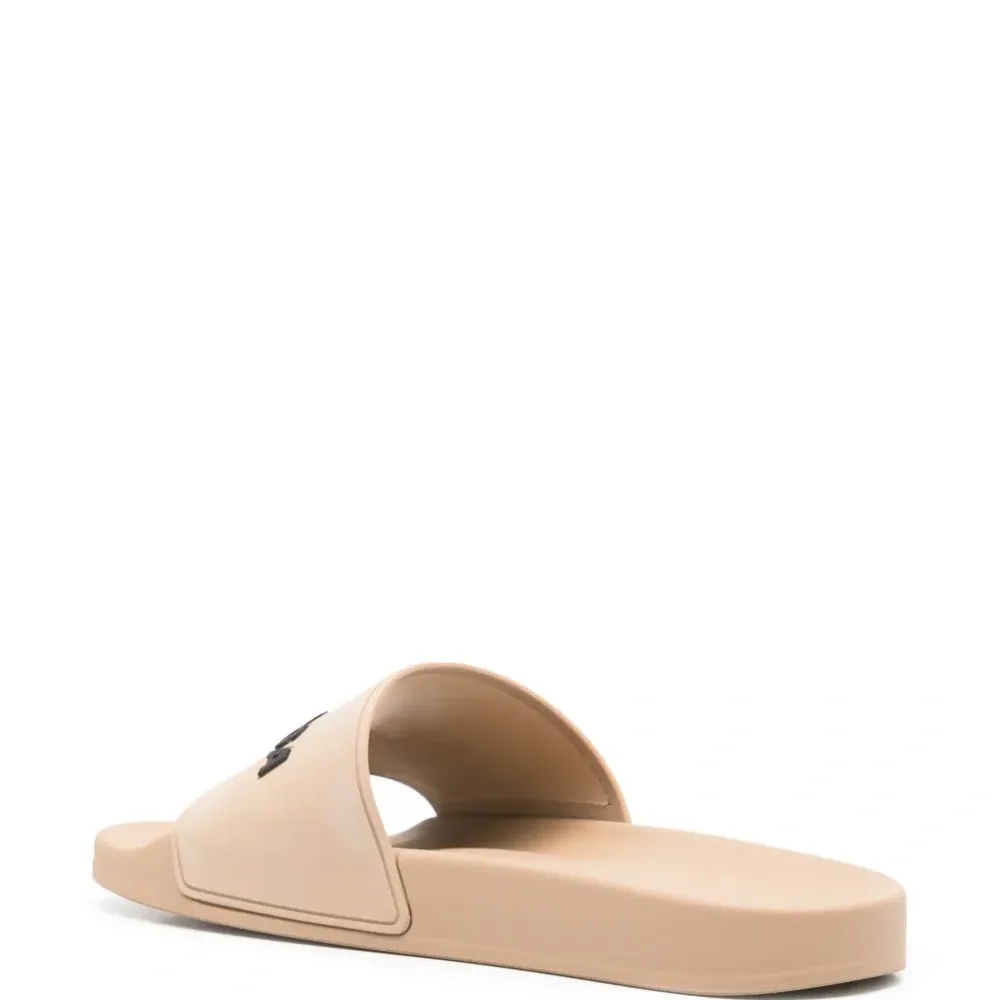 Шлепанцы с тисненым логотипом Шлепанцы с тисненым логотипом