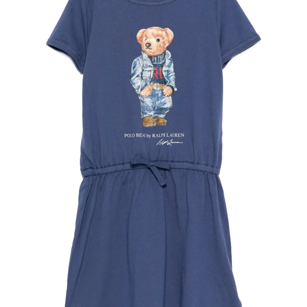 Платье с кулиской и принтом