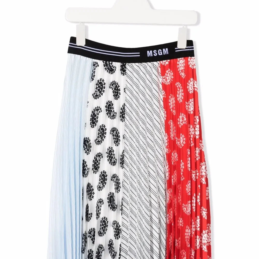 Юбка миди в технике пэчворк