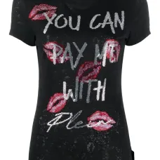 Футболка со стразами