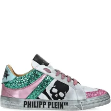 Кеды с блестящим черепом