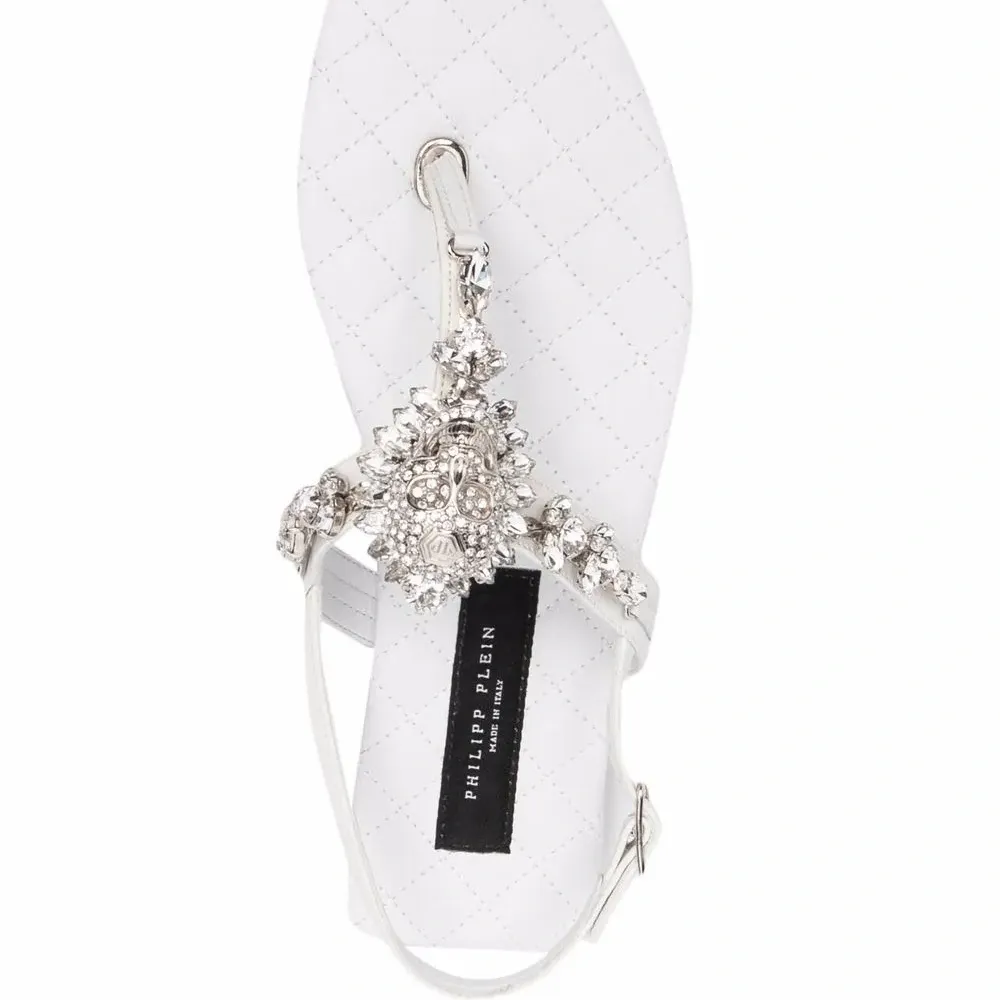 Сандалии с декором Skull