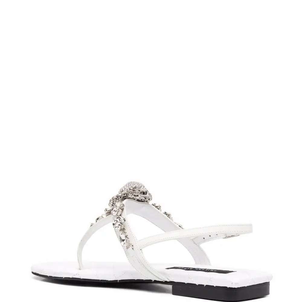 Сандалии с декором Skull