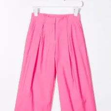 Прямые брюки со складками