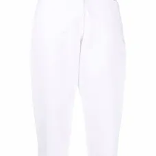 Укороченные зауженные брюки