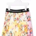 Плиссированная юбка с цветочным принтом
