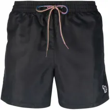 Плавки-шорты с нашивкой-логотипом