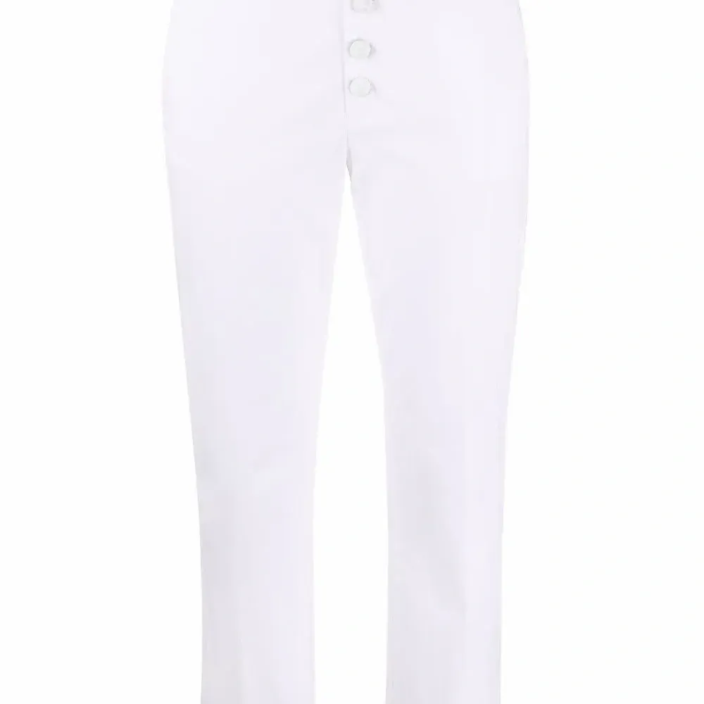 Брюки прямого кроя на пуговицах