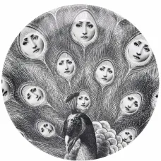 Тарелка с принтом