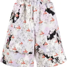 Спортивные шорты с графичным принтом