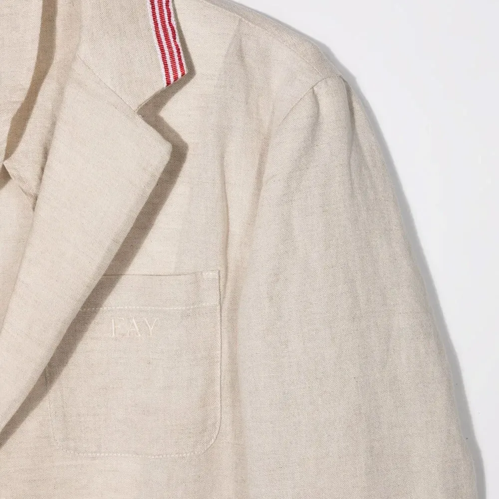 Блейзер с контрастной отделкой Блейзер с контрастной отделкой