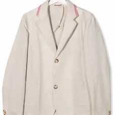 Блейзер с контрастной отделкой