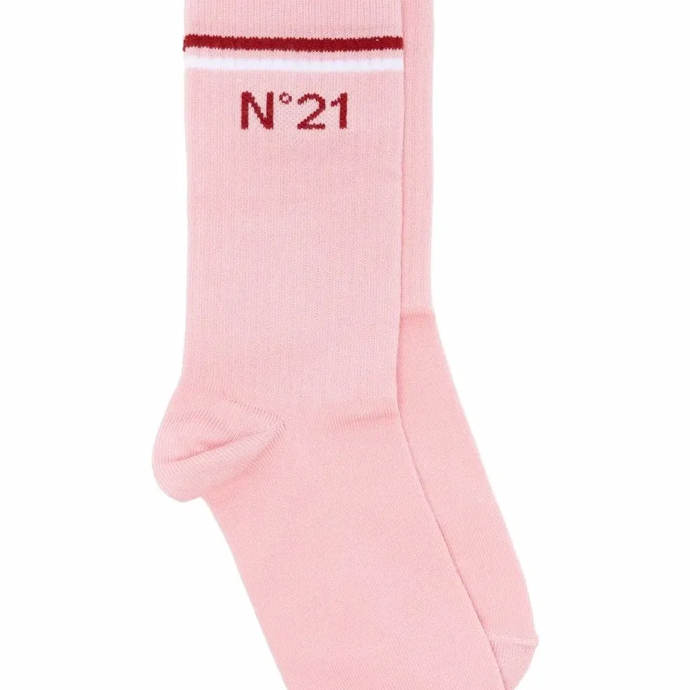 Носки с логотипом и полосками