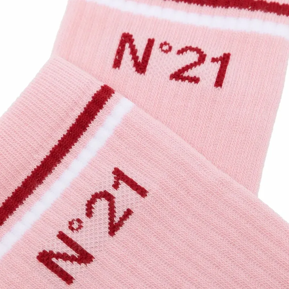 Носки с логотипом и полосками