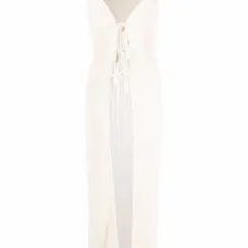 Длинный трикотажный топ без рукавов