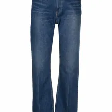 Расклешенные джинсы с завышенной талией