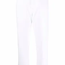 Укороченные джинсы с завышенной талией