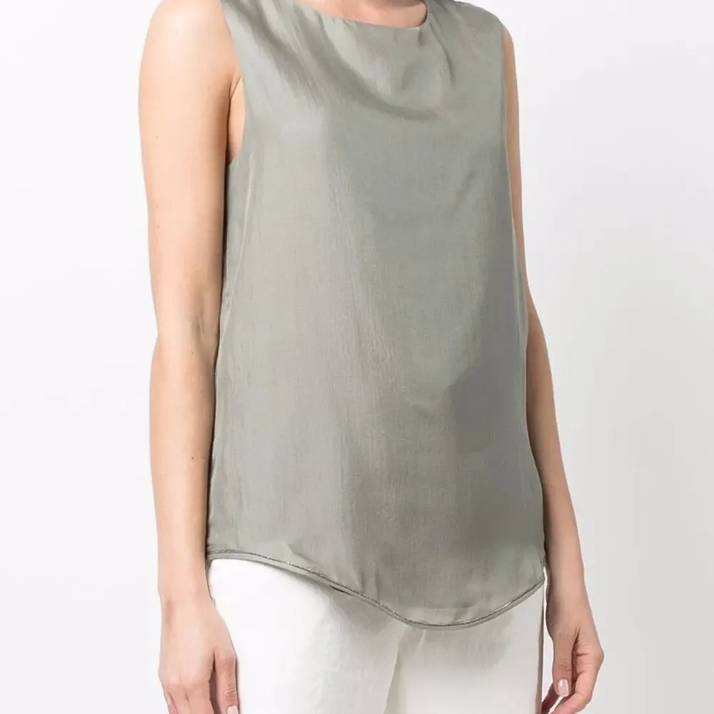 Блузка с вырезом-лодочкой Блузка с вырезом-лодочкой