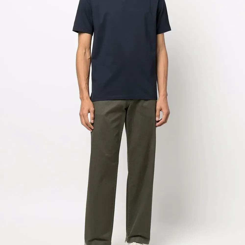 Футболка из органического хлопка с отделкой в полоску