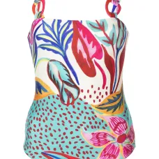 Купальник Flora с квадратным вырезом