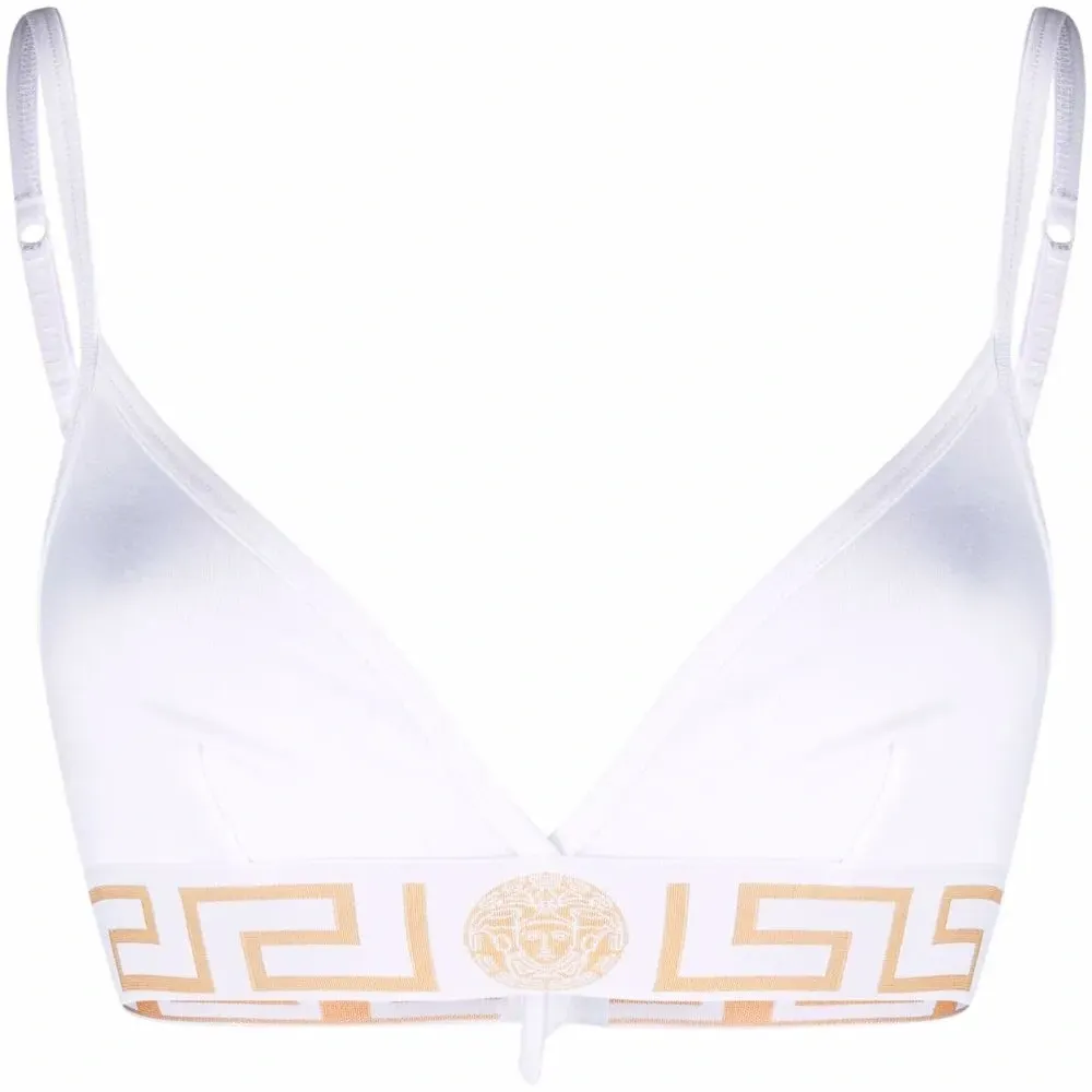 Бюстгальтер-бралетт с узором Greca