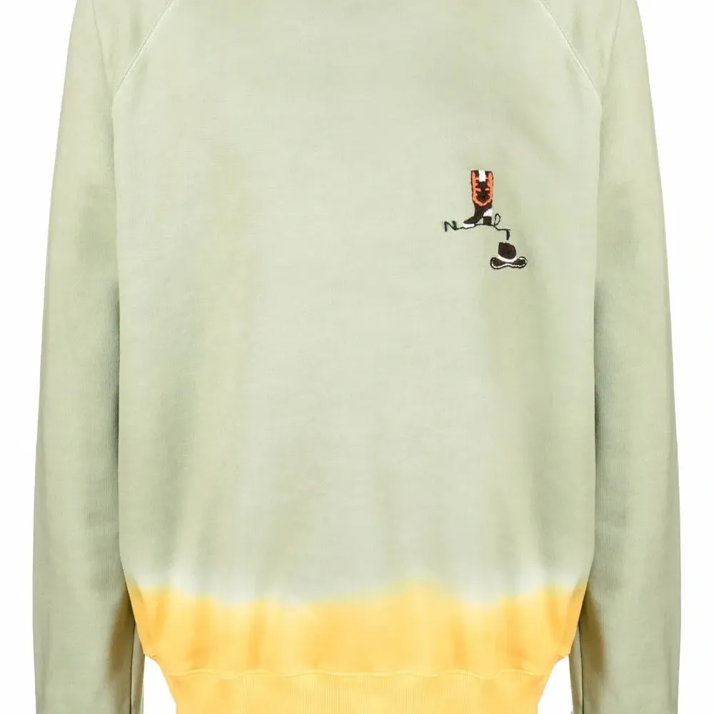 Толстовка с принтом тай-дай и логотипом