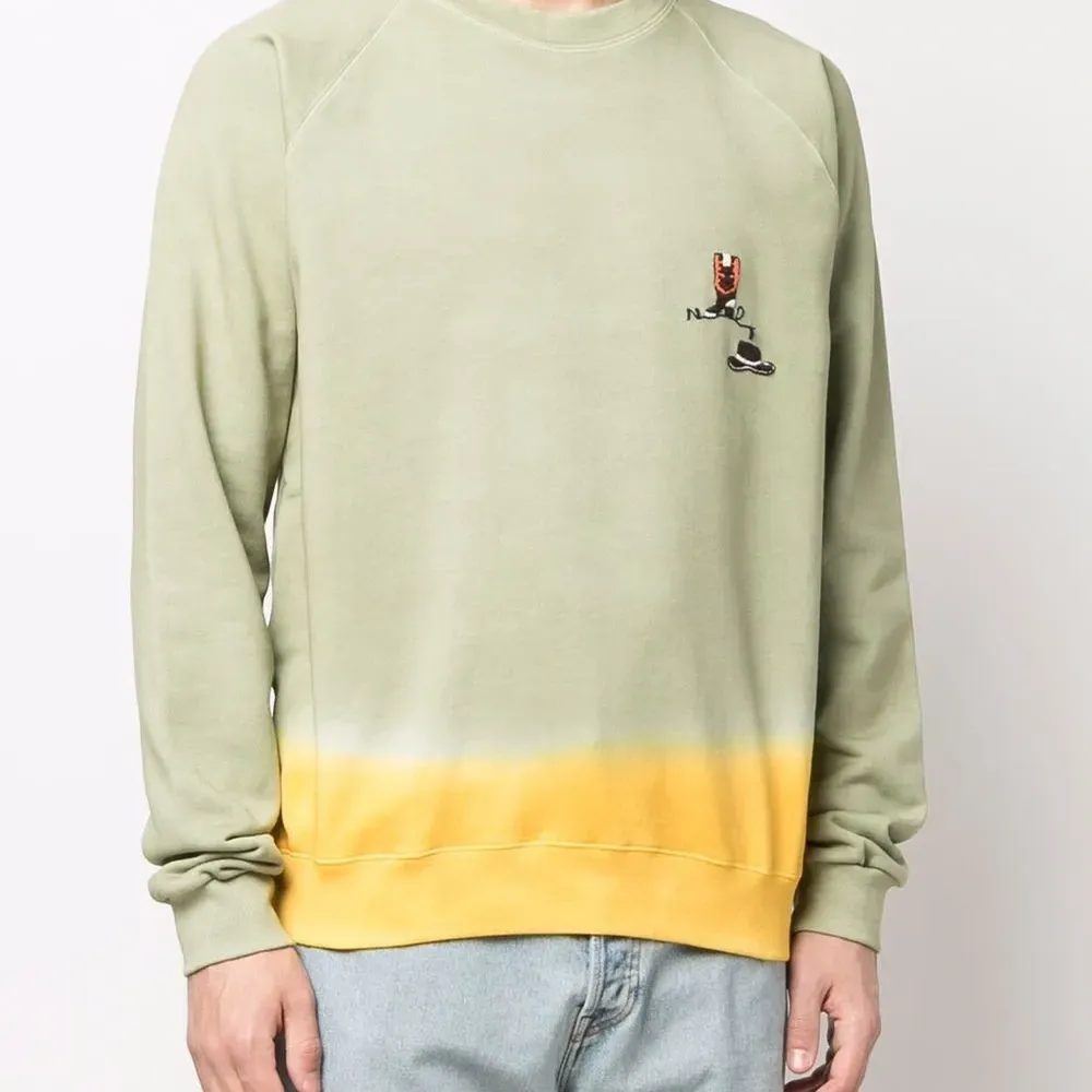 Толстовка с принтом тай-дай и логотипом