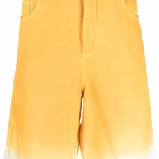 Джинсовые шорты с принтом тай-дай Джинсовые шорты с принтом тай-дай