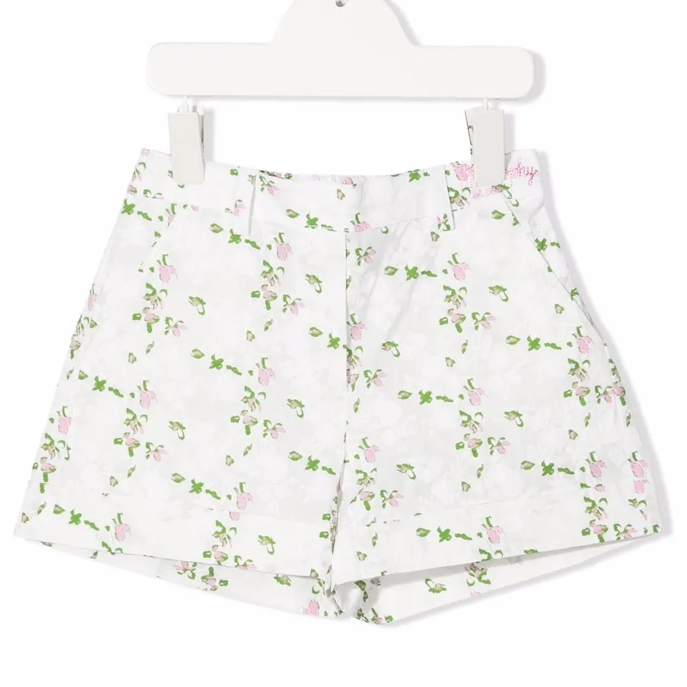 Шорты с цветочным принтом Шорты с цветочным принтом