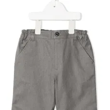 Брюки прямого кроя с эластичным поясом Брюки прямого кроя с эластичным поясом