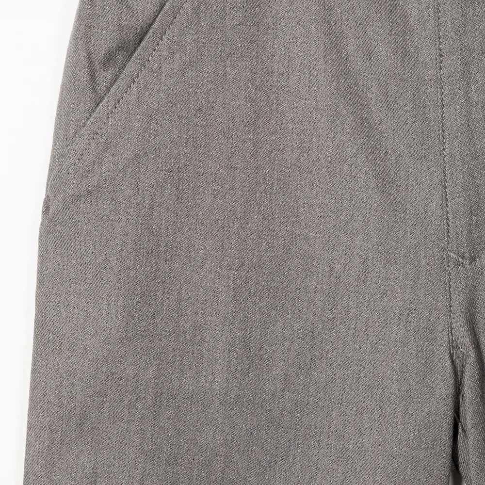 Брюки прямого кроя с эластичным поясом