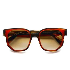 Солнцезащитные очки с геометрической оправой