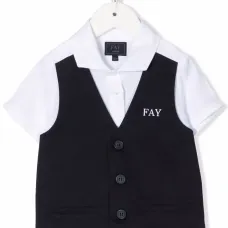 Рубашка с вышитым логотипом