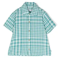 Клетчатая рубашка Theo с короткими рукавами
