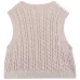 Безрукавка вязаная косами Bonnie