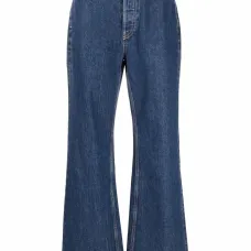 Джинсы bootcut с завышенной талией