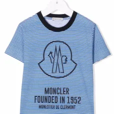 Полосатая футболка с логотипом