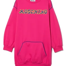 Платье-джемпер с вышитым логотипом